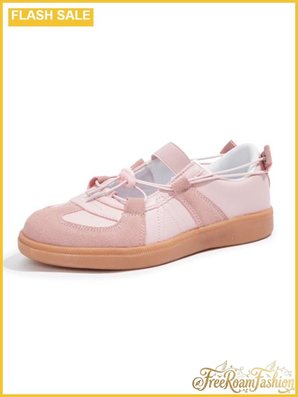Women's Retro PU Fashion Sneakers Slip-On Flats Lightweight Breathable Skate